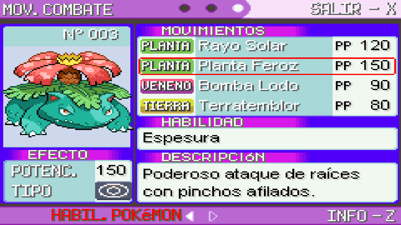 Tipo planta, Wiki PokemonReloaded