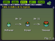 Bulbasaur evolución