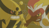 The rivalry between Infernape and Electivire