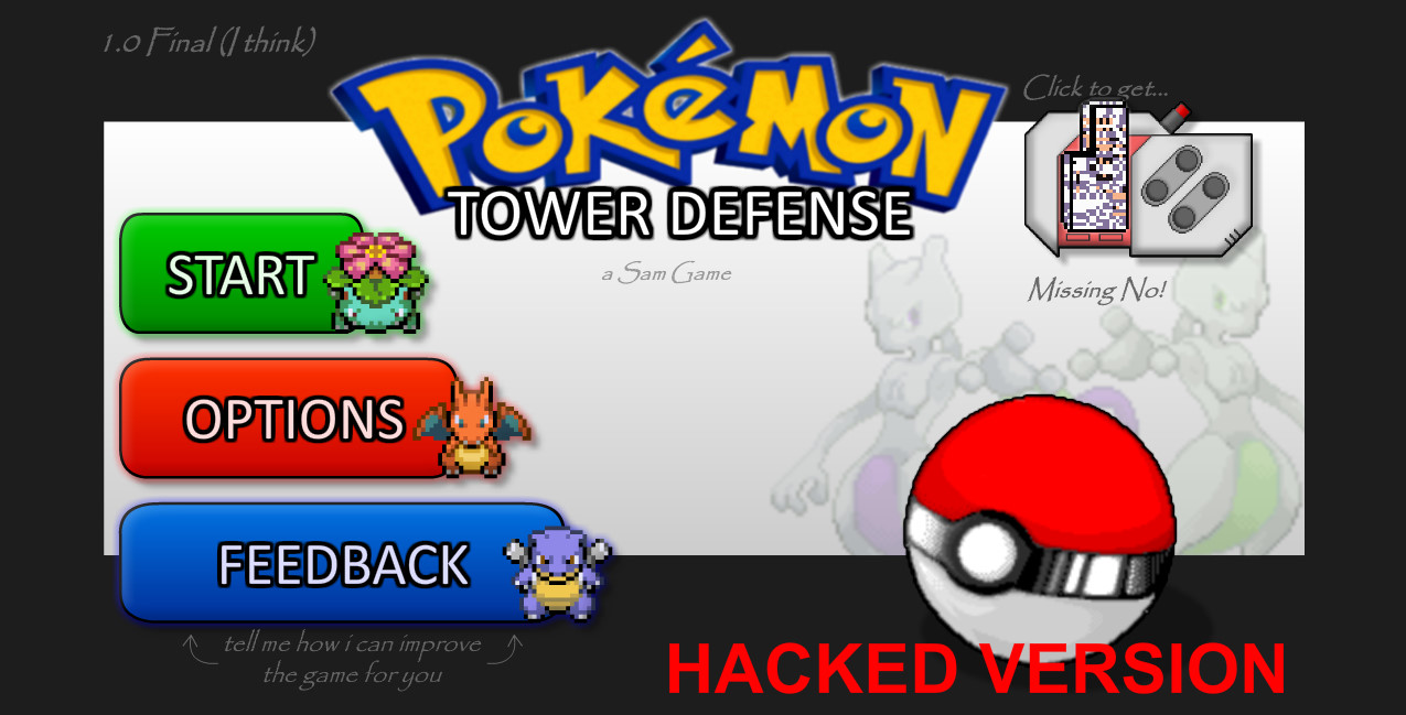 hacked pokemon games free