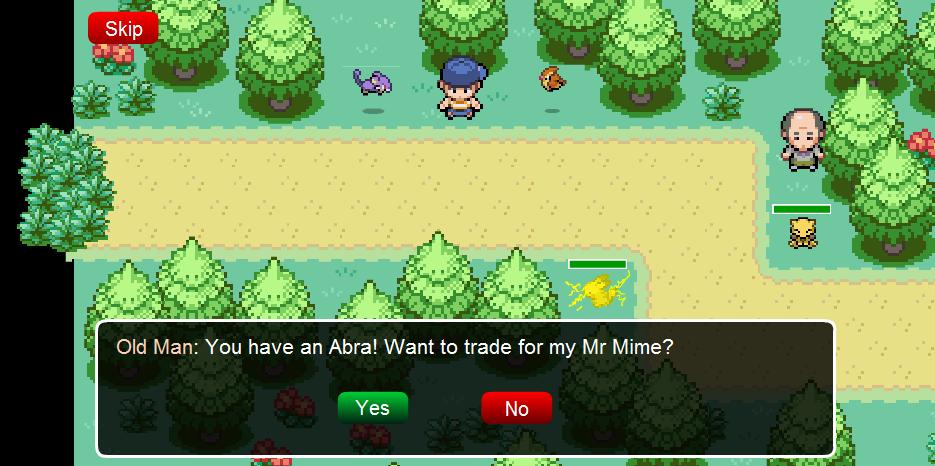 Pokémon Tower Defense trading