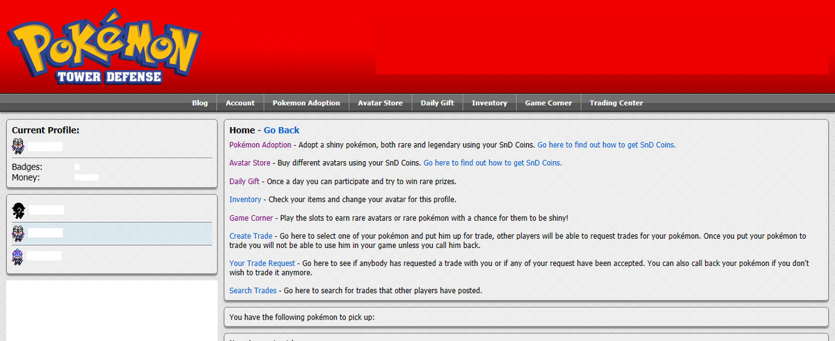 Trading (Pokemon Center), Pokemon Tower Defense Wiki