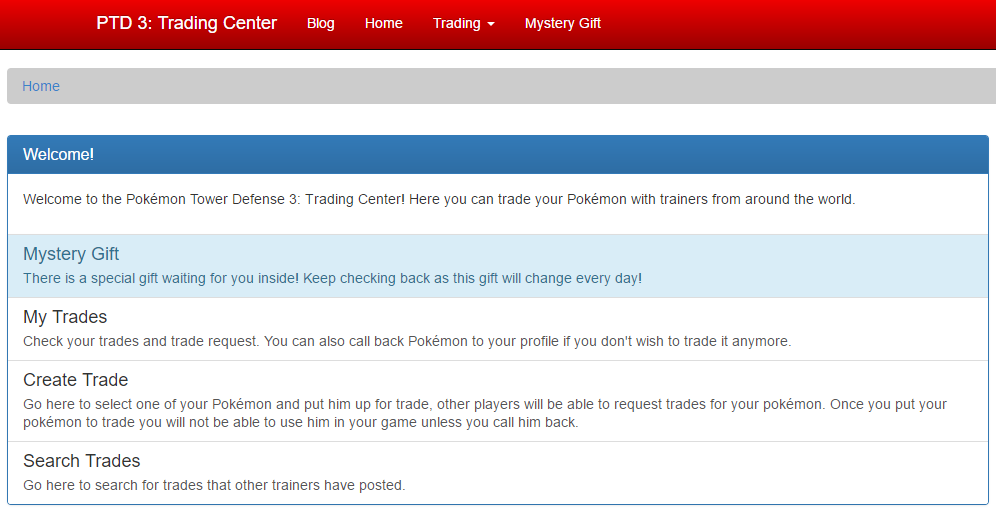 Trading (In-Game), Pokemon Tower Defense Wiki