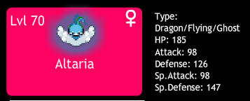 Altaria, Pokemon Tower Defense 3 Legacy Wikia