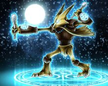 Alakazam Dark The Aura Pokémon Abilities: 1.No Guard 2.Inner Focus 3.(H)  Fighting Spirit: The power of Fighting-type moves used by a…