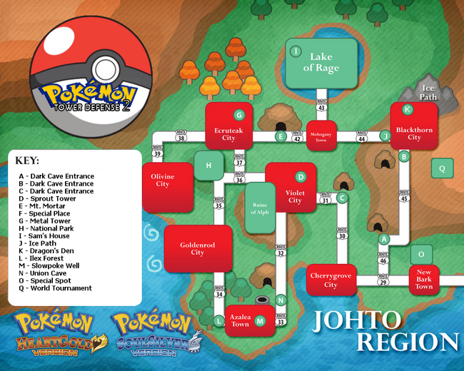 World Map Pokemon Tower Defense Two Wiki Fandom