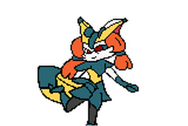 Pixilart - Shiny Mega Lucario Sprite by Anonymous