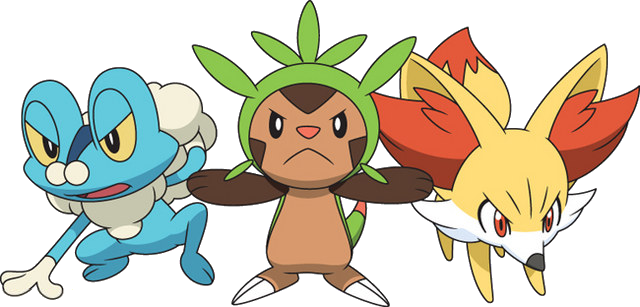 Pokemon X & Y - 6 Starter Pokemon! 3 Kalos Starter & 3 Kanto