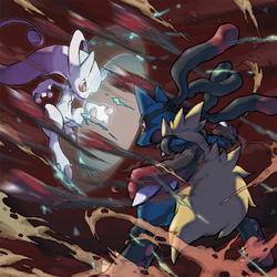 Mega Mewtwo vs Mega Lucario