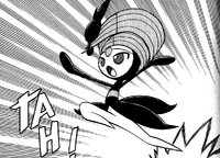 Meloetta w Formie Piruetu w Pokémon Adventures