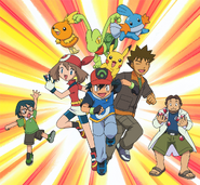 Plakat serii zawierający protagonistów