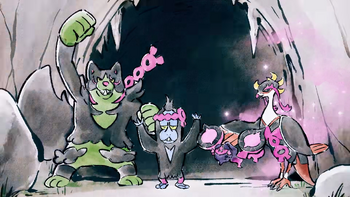 The Loyal Three and Pecharunt