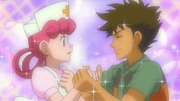 Brock and Nurse Joy