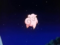 Clefairy floating