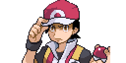 ZaZa's 🇨🇱 (COMMS CLOSED) on X: Pokémon Sprite - Rojo/Red