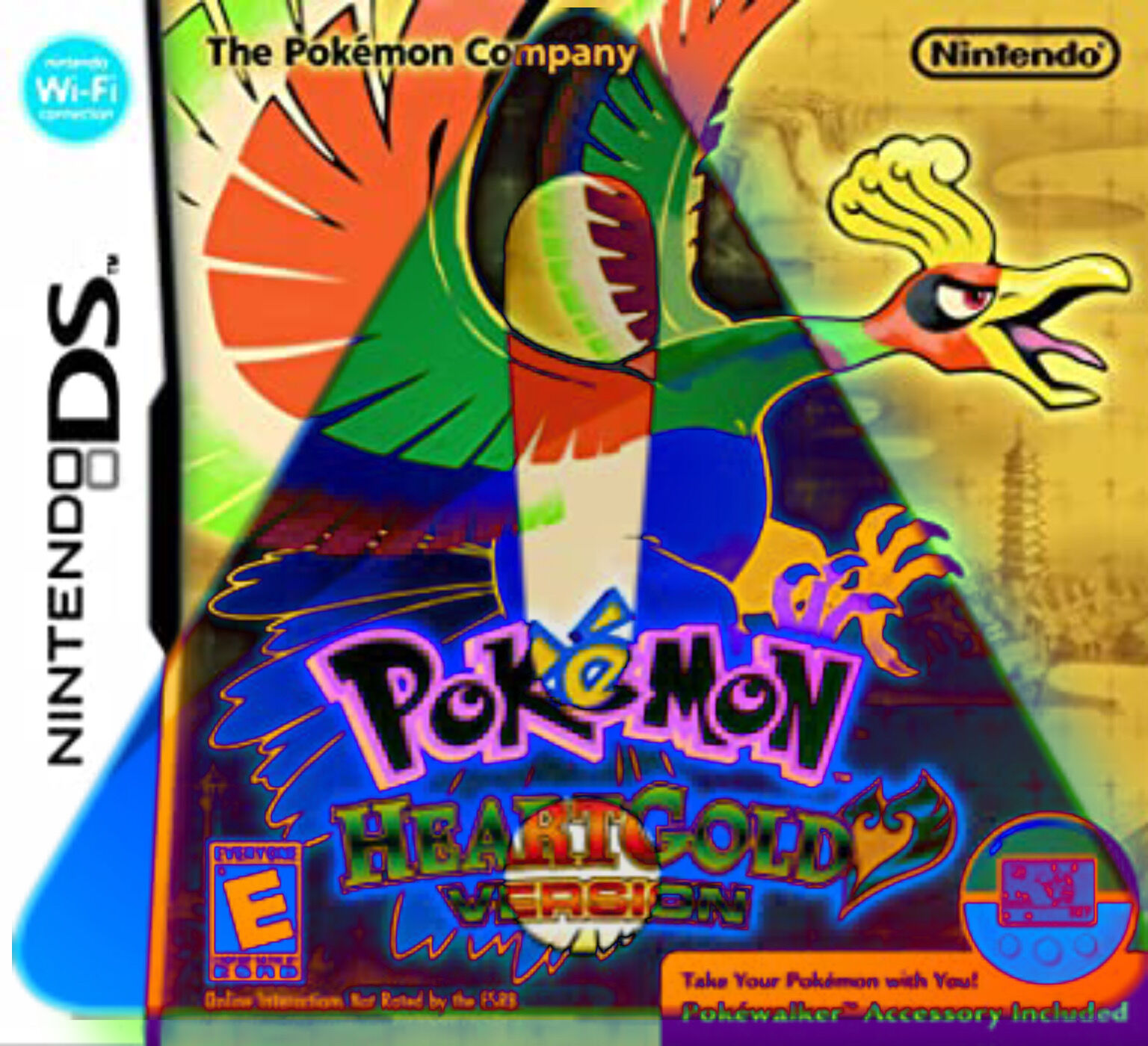 NO BOX NO GAME Cover only Pokémon HeartGold Whitney