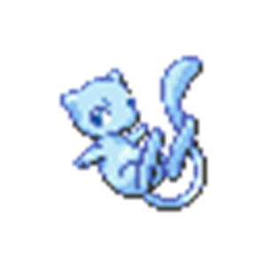 Pokémon GO Mew Pixel art Sprite, pixel art pokemon, text, pokemon