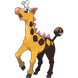 Girafarig, encontrado apenas em Gold e Silver.
