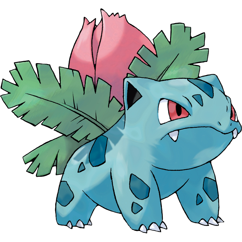 Ivysaur (linha evolutiva inicial da primeira geração) - Pokémon