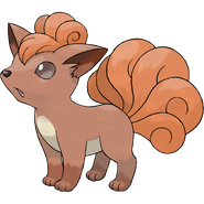 Vulpix, encontrado em Green, Yellow e Silver.