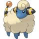Mareep, encontrado apenas em Gold e Silver.