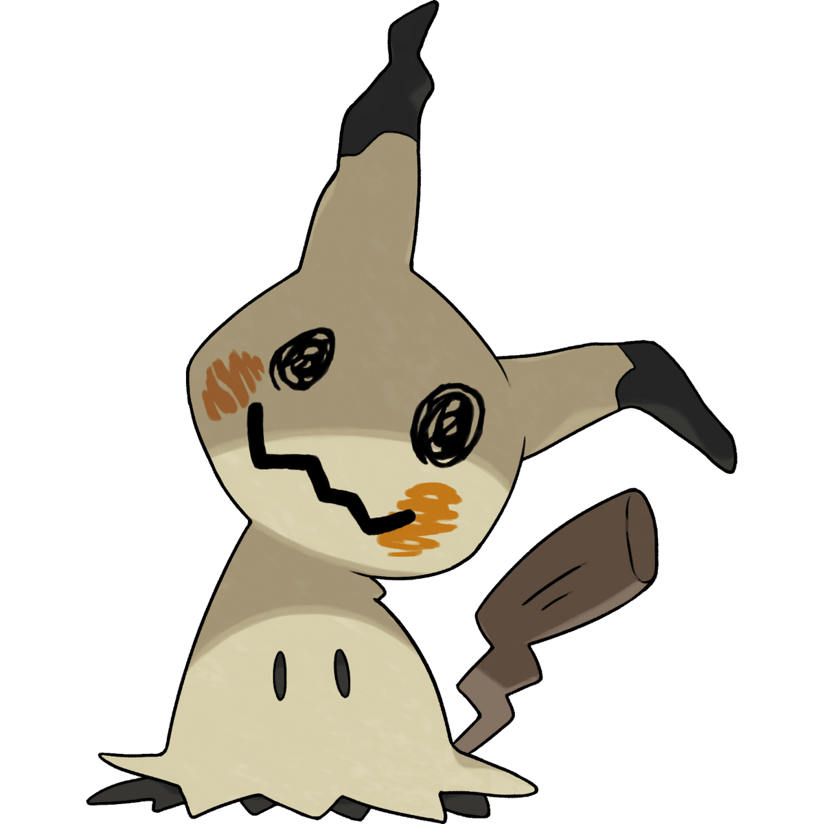 Um amor chamado #mimikyu ♡ Um pokemon fantasma que esconde sua