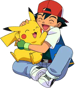 Ash e Pikachu p/ ARC4N1N3_M1L_GR4U - Desenho de fran_01 - Gartic