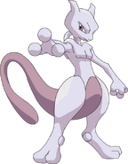 Clone de Mew feito pela Equipe Rocket, Mewtwo.