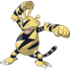 Electabuzz, encontrado somente em Pokémon Red.