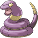 Ekans, encontrado somente em Pokémon Red.