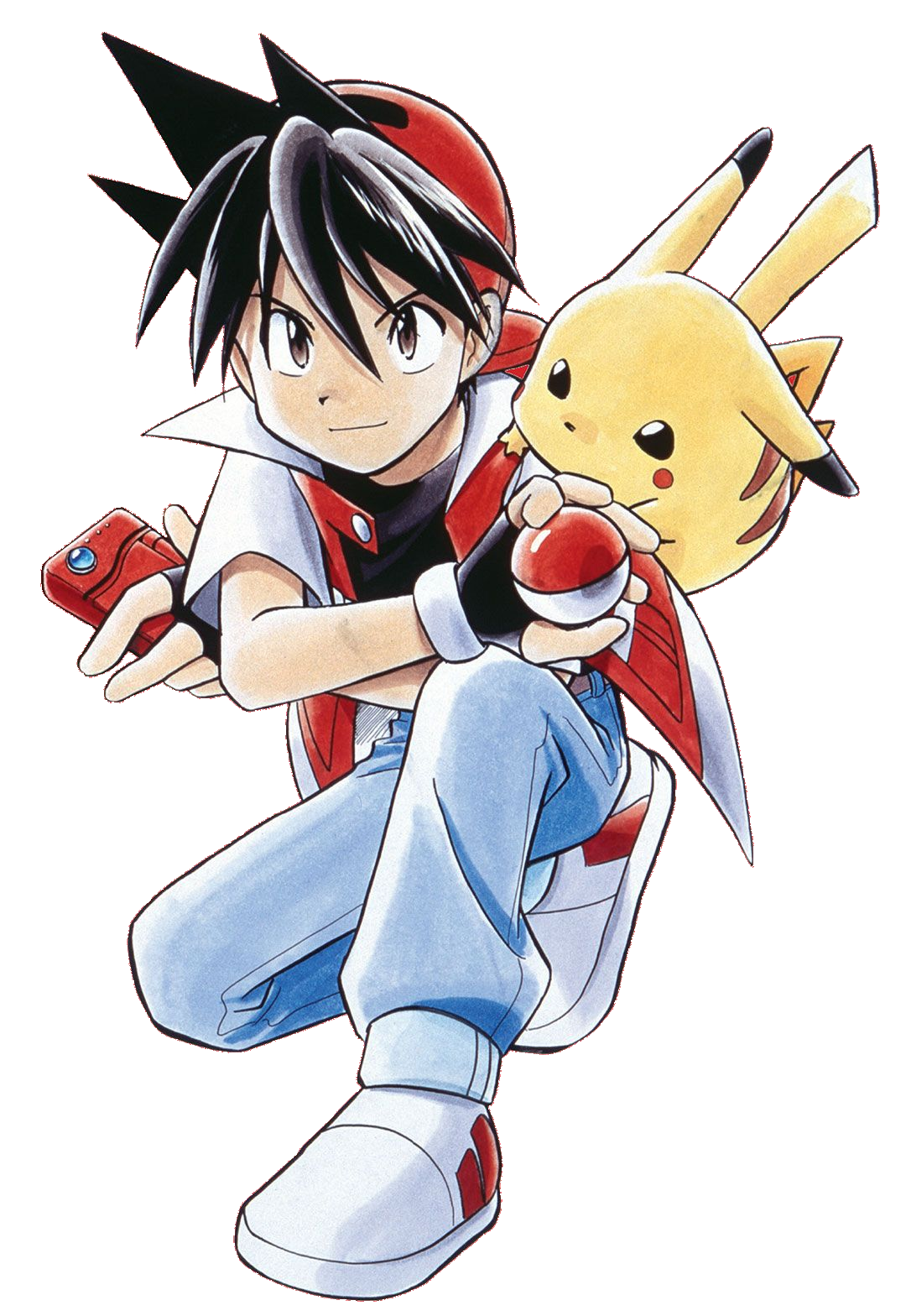 Download Red Pokemon Png - Red Pokemon Manga Png - Full Size PNG