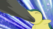 EP030 Cyndaquil usando pantalla humo