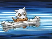 Cubone usando Huesomerang