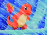 Charmander en la ventisca