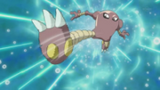 Hitmonlee usando Patada Elevada