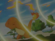 EP041 Charmander recibiendo chirrido