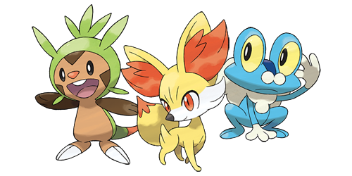 all pokemon starters in order