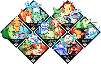 pokemon starters names