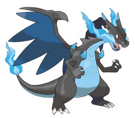 Pokemon-Mega Charizard X Official Art 300dpi