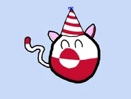 Kawaii Greenlandball Birthday