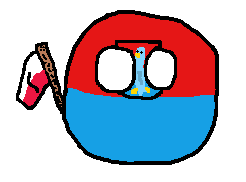 Olekland holding polish flag.png