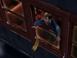 Next to last passenger car