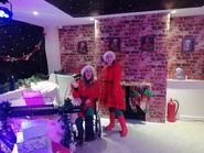The elves at the Polar Express Train Ride