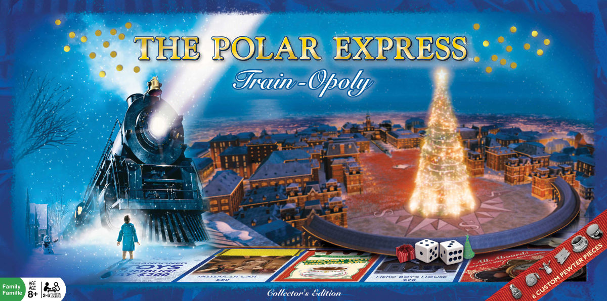 MasterPieces The Polar Express Train-opoly Board Game 5d for sale online 