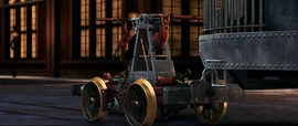 North Pole handcar