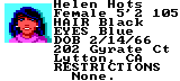 PQ1EGA Character HelenHots License