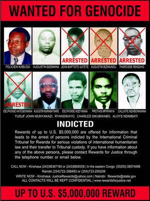 Rwanda genocide wanted poster 2-20-03