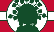 Hino's Trexizia-themed flag.