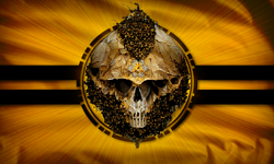Hive skull flag