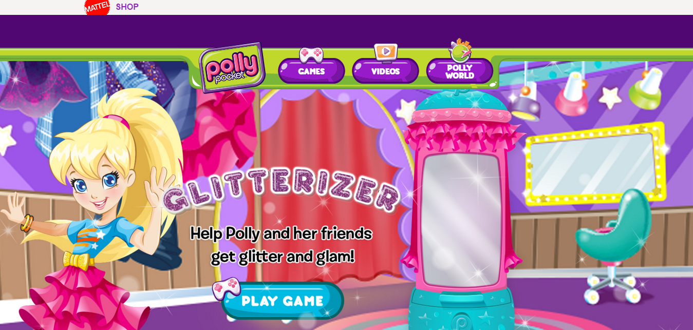 Jogos Online da Polly Pocket - Site